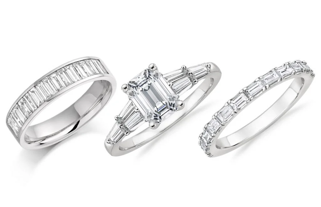 Baguette Cut Diamond Jewellery