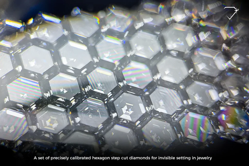 Hexagon Step Cut Calibrated